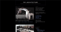 Desktop Screenshot of fryarchitecture.com